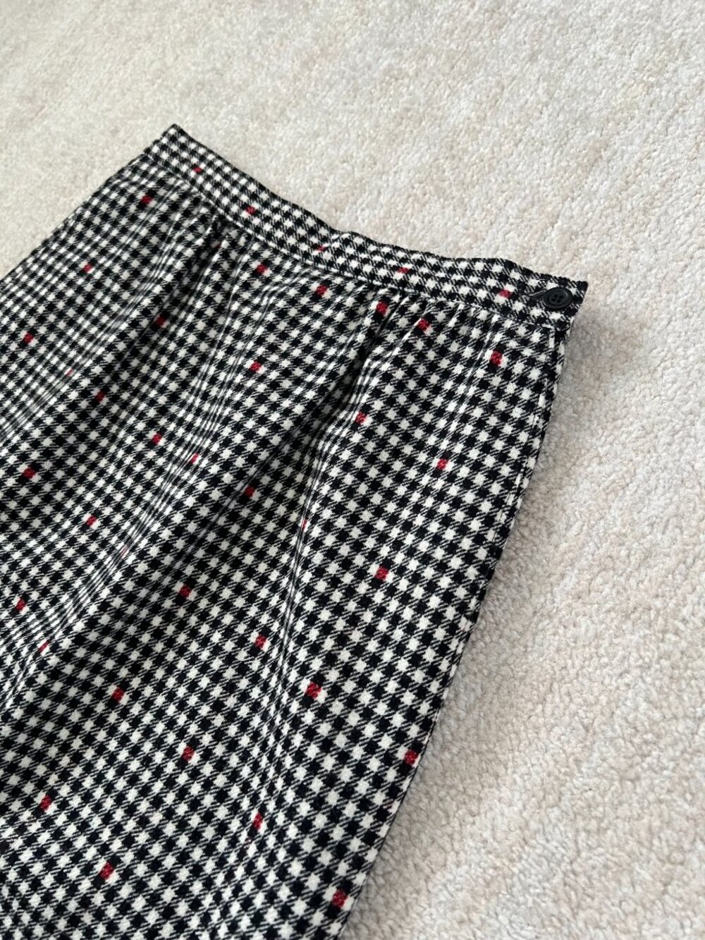 Vintage Pendleton 100% Virgin Wool Plaid Skirt 6 - Picture 3 of 6